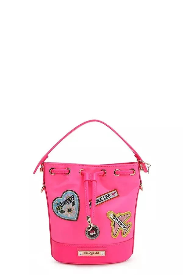Nicole Lee USA Color Patch Bucket Bag by Nicole Lee USA