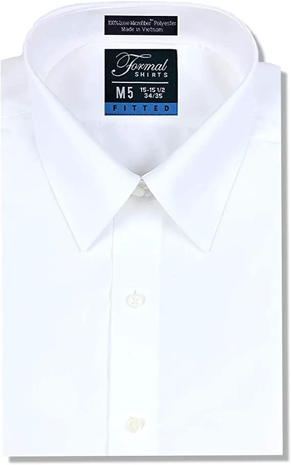 Luxe Microfiber® Men’s Fitted Dress Shirt, Tuxedo Shirt by Tux-USA