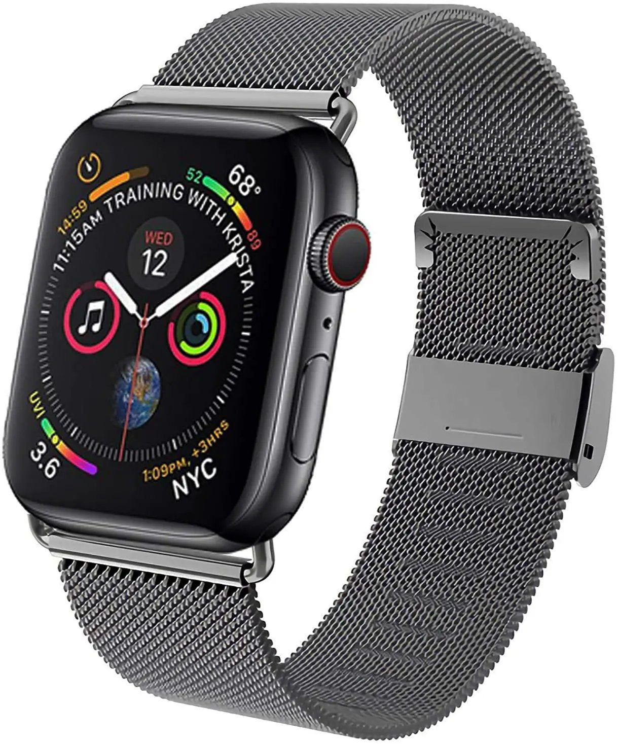 Milano Loop Apple Watch Band - Grey by Savoy Active