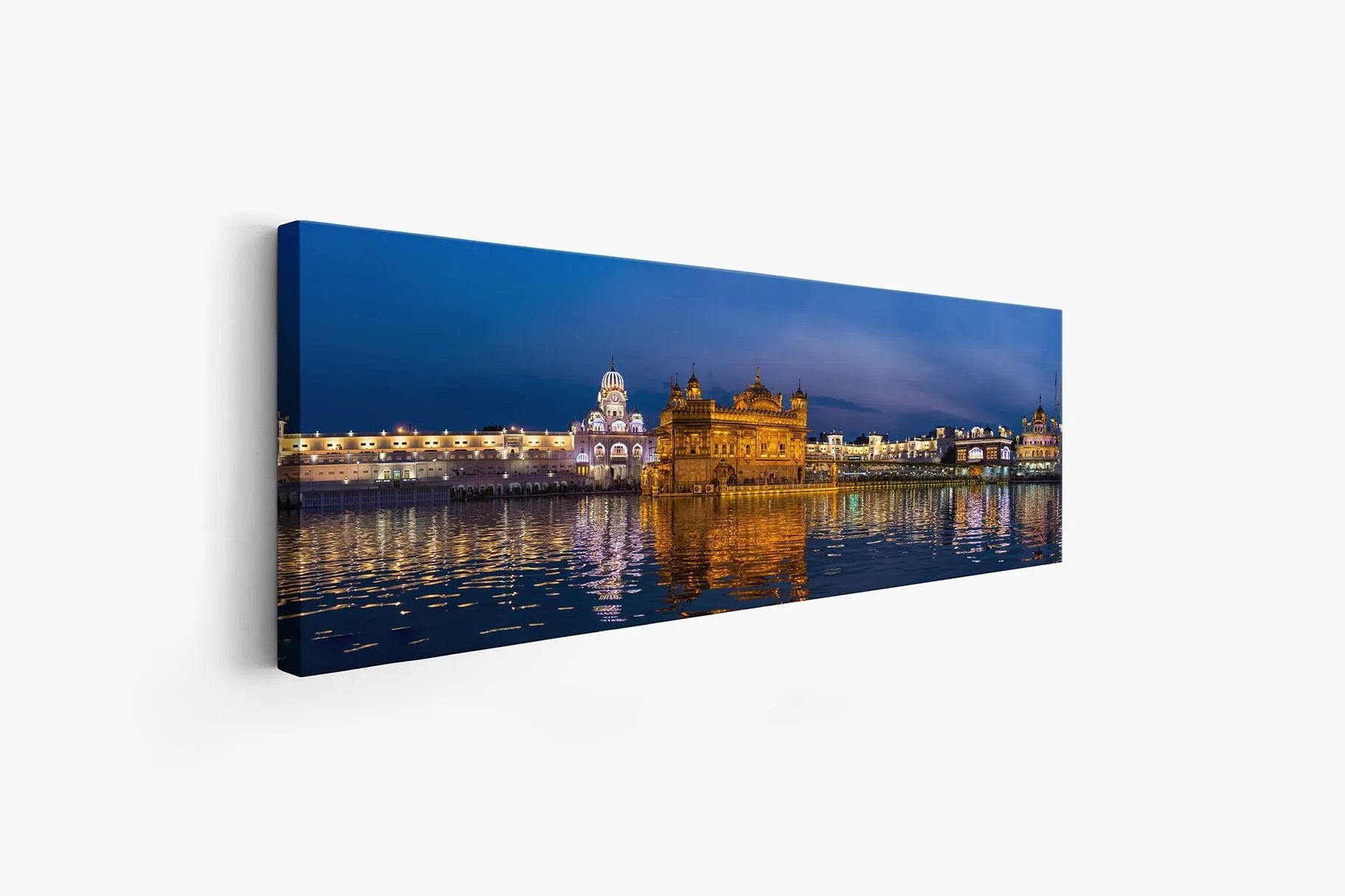Canvas Print of the Golden Temple -Wall Decor Skyline-RGB varnish by Gtaart.ca
