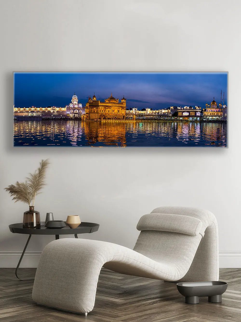 Canvas Print of the Golden Temple -Wall Decor Skyline-RGB varnish by Gtaart.ca