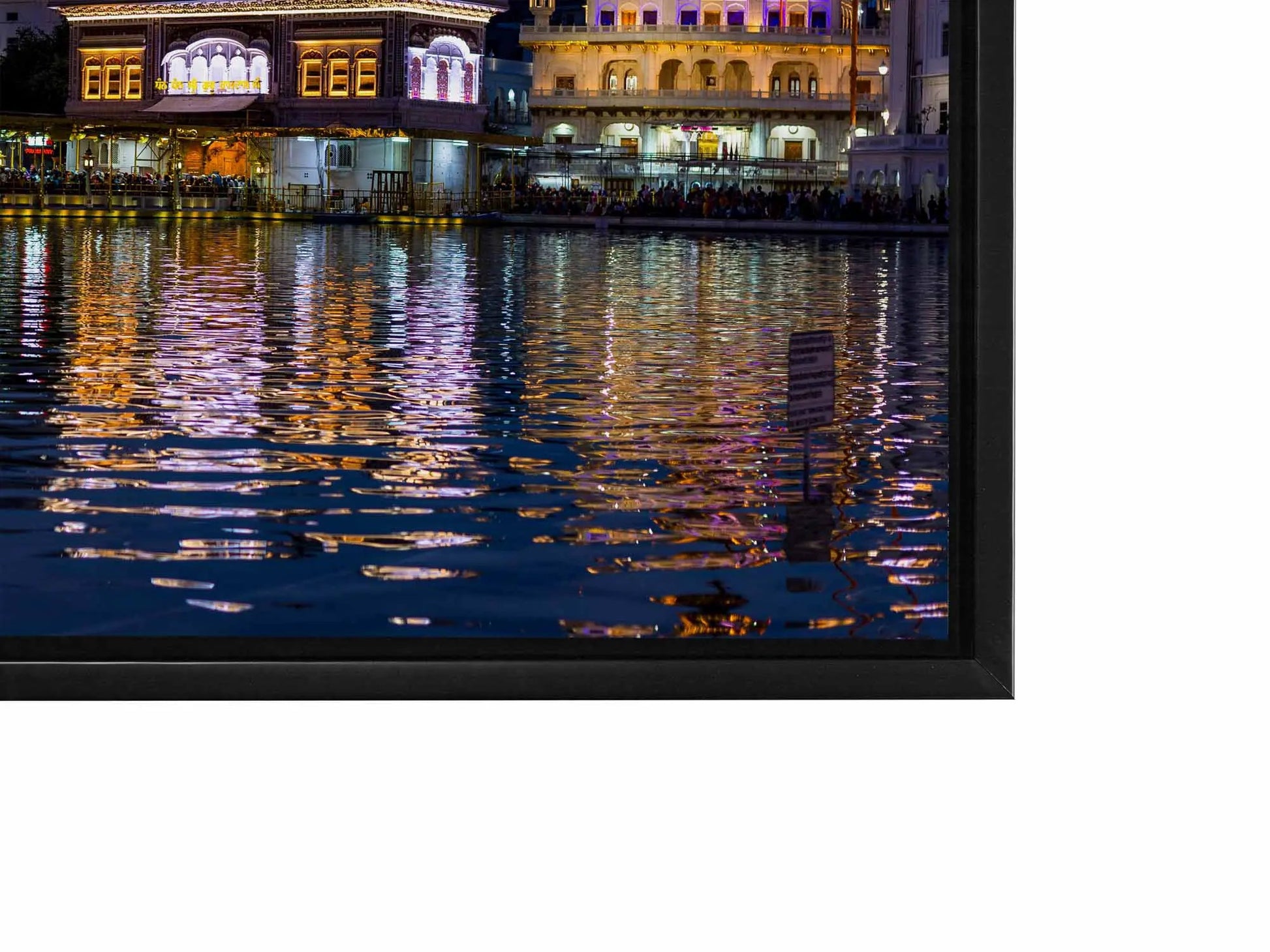 Canvas Print of the Golden Temple -Wall Decor Skyline-RGB varnish by Gtaart.ca
