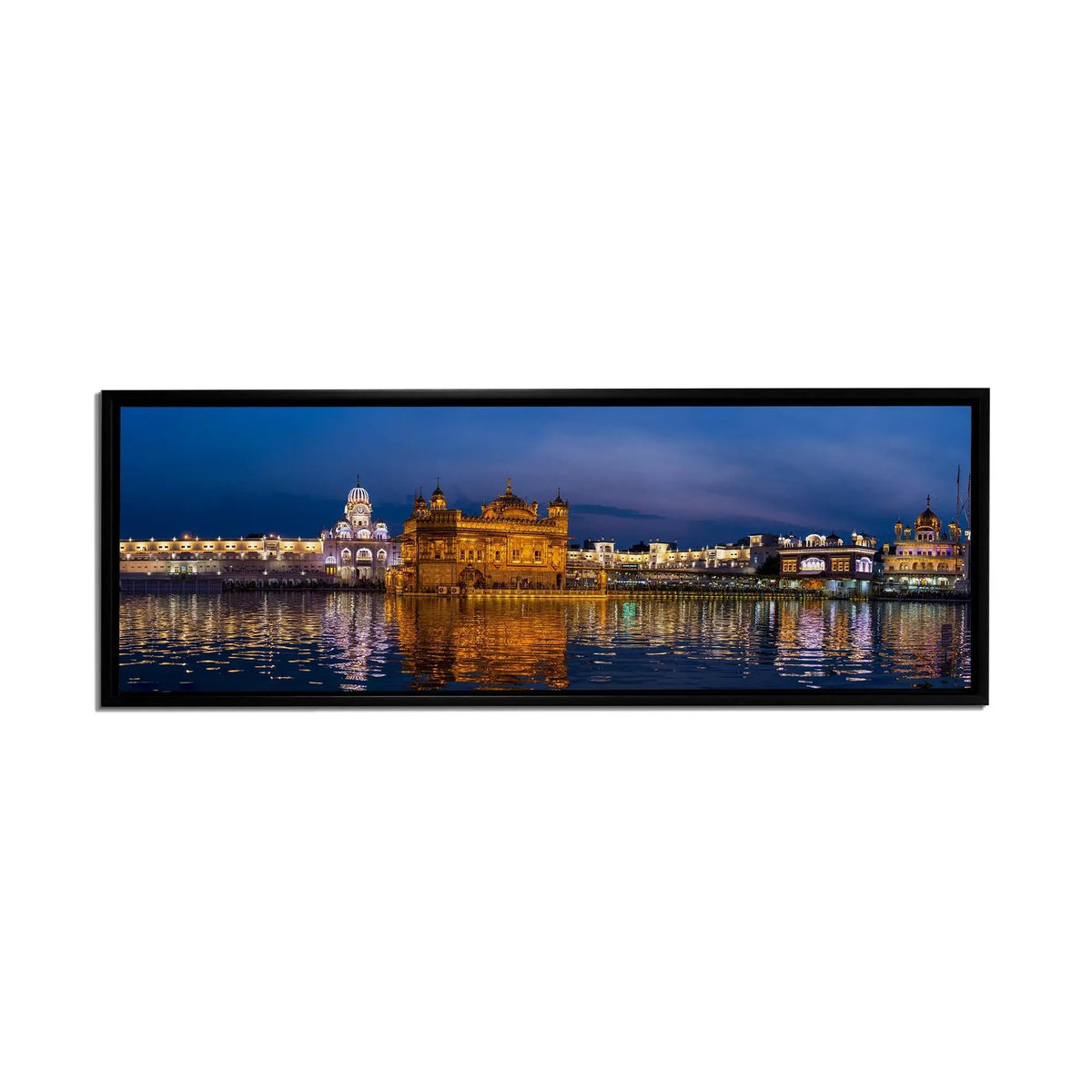 Canvas Print of the Golden Temple -Wall Decor Skyline-RGB varnish by Gtaart.ca