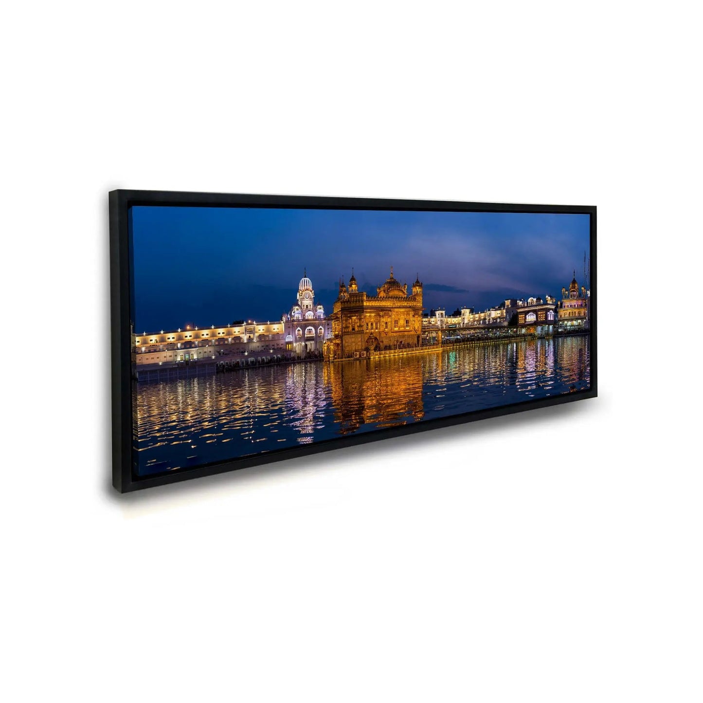 Canvas Print of the Golden Temple -Wall Decor Skyline-RGB varnish by Gtaart.ca