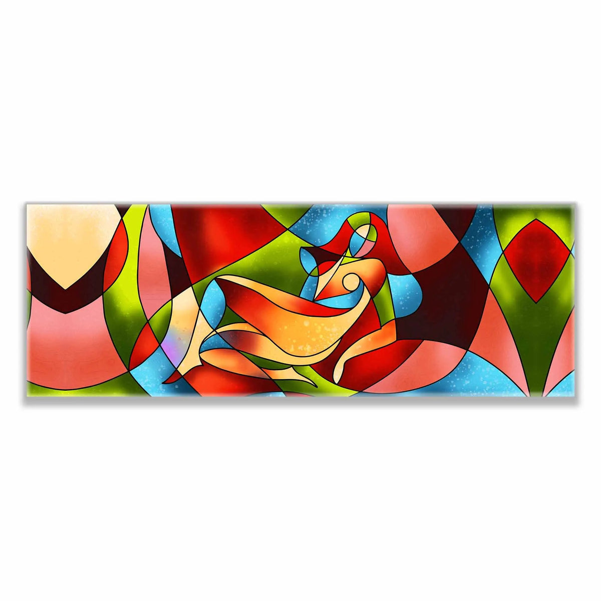 Abstract female strokes - Fine Art Canvas-Large Wall Decor-RGB varnish by Gtaart.ca
