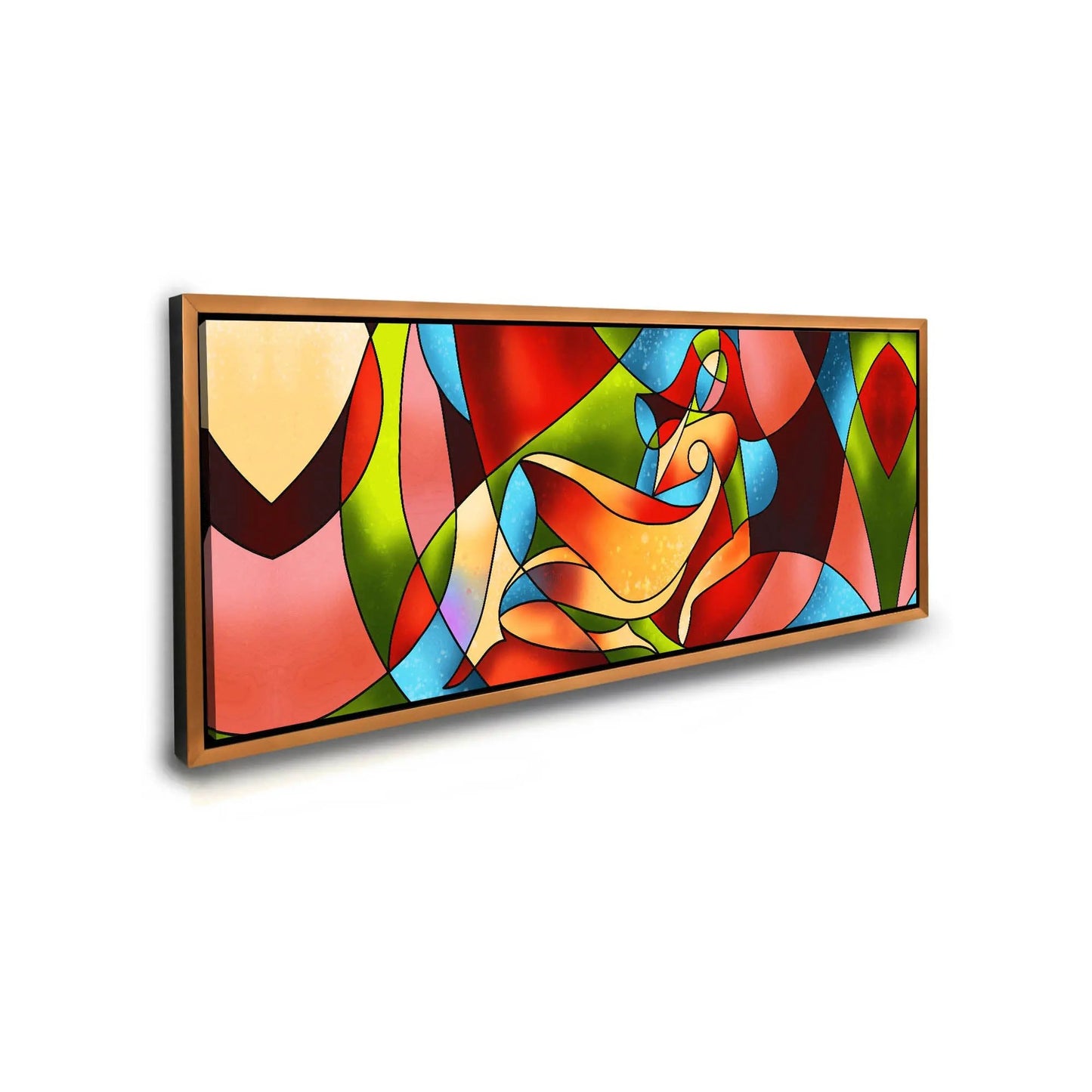 Abstract female strokes - Fine Art Canvas-Large Wall Decor-RGB varnish by Gtaart.ca