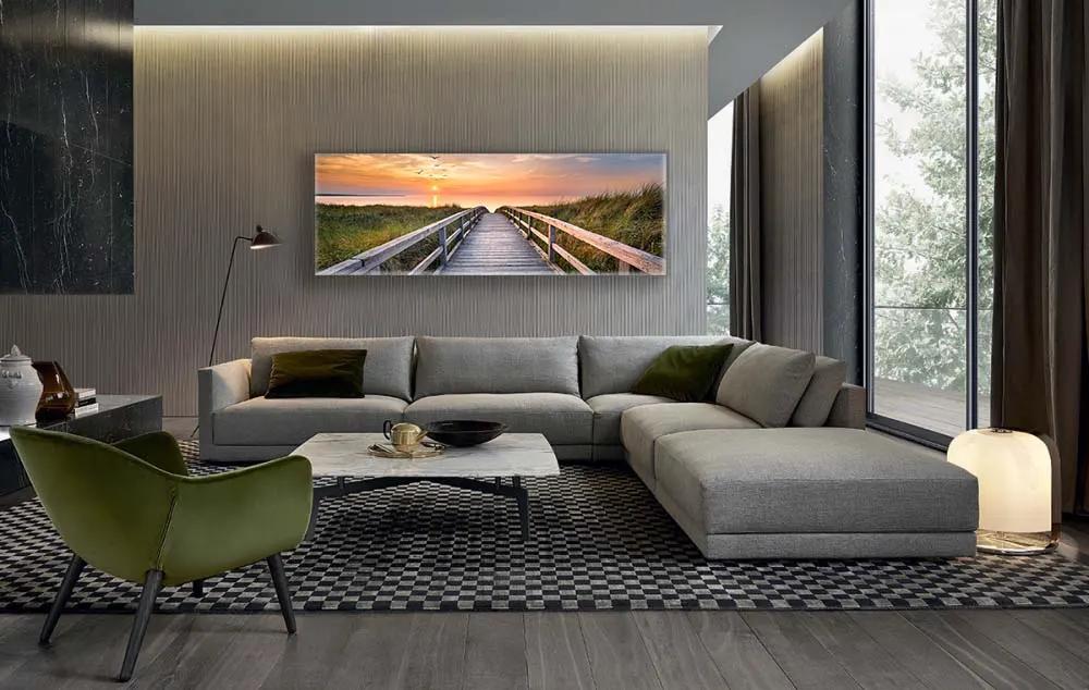 Canvas Print-Beach Walk-Wall Art by Gtaart.ca