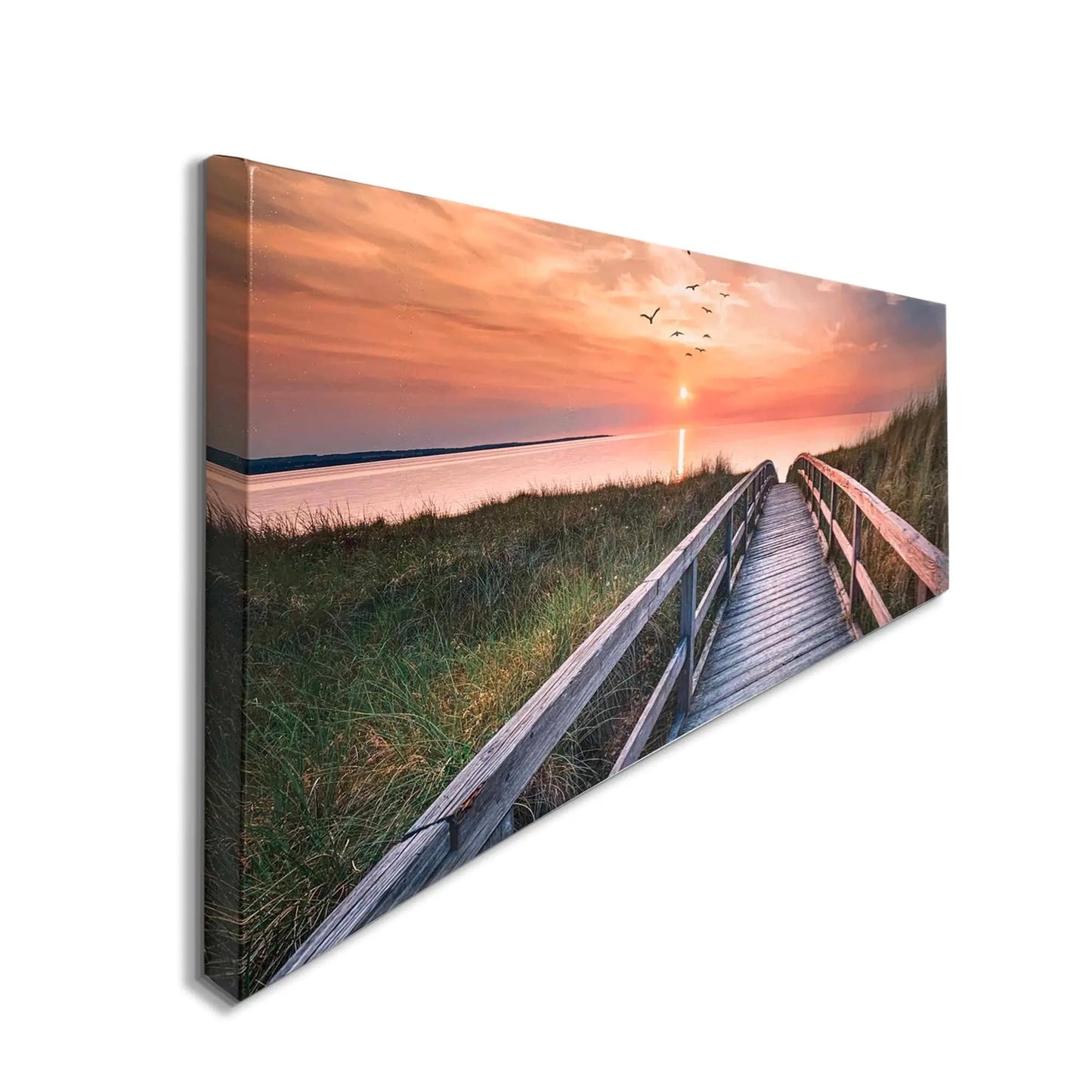 Canvas Print-Beach Walk-Wall Art by Gtaart.ca