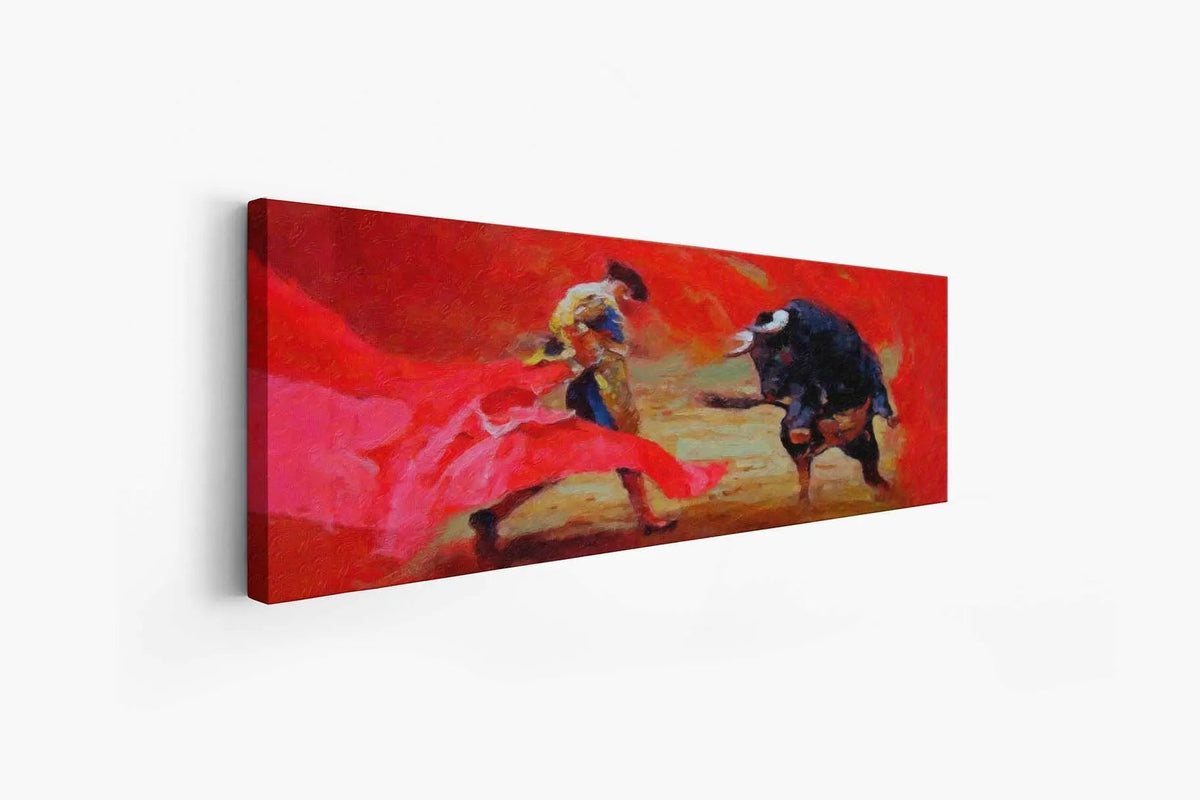 Canvas Pint-Bullfighter-Wall Art by Gtaart.ca