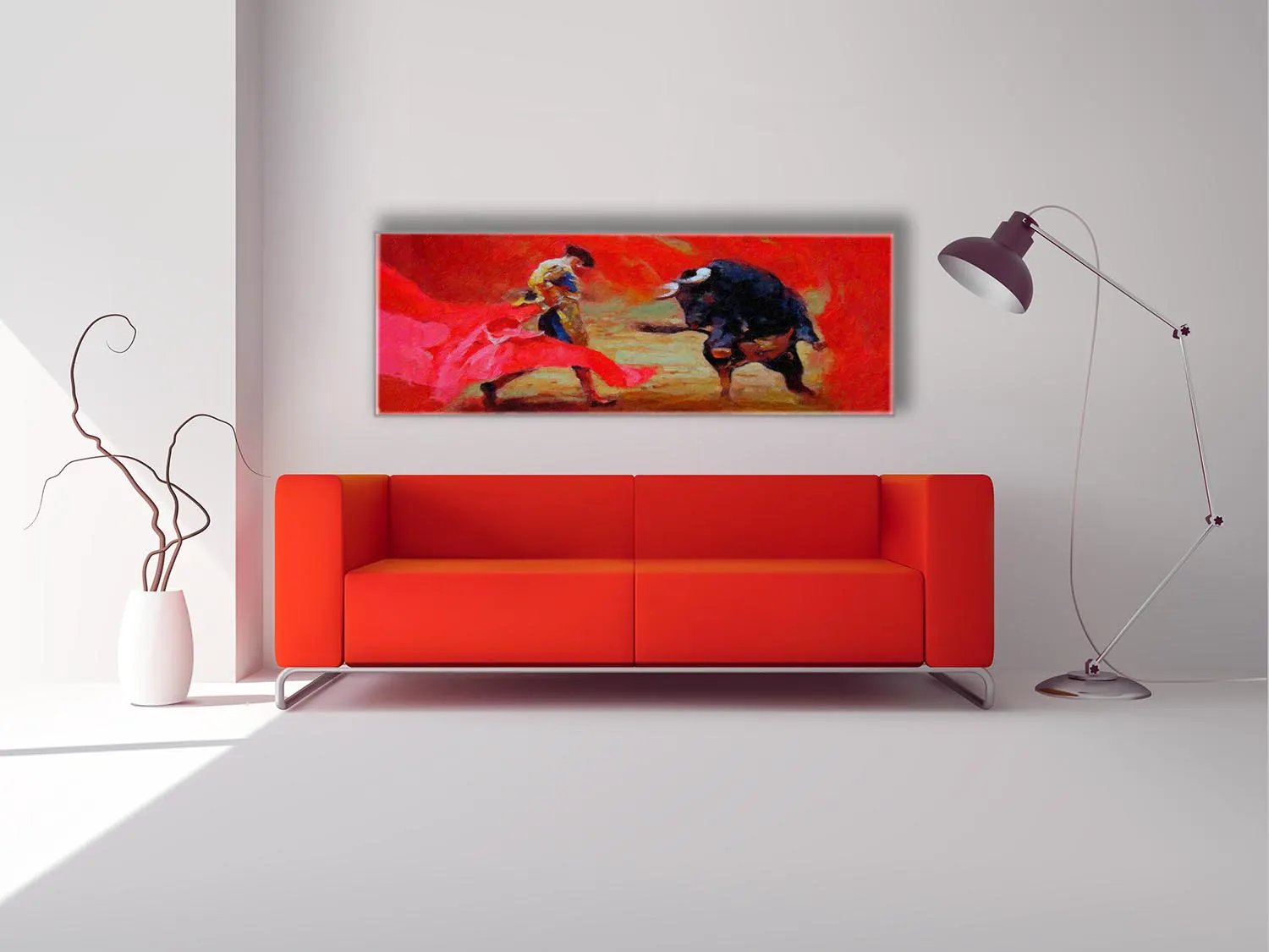 Canvas Pint-Bullfighter-Wall Art by Gtaart.ca