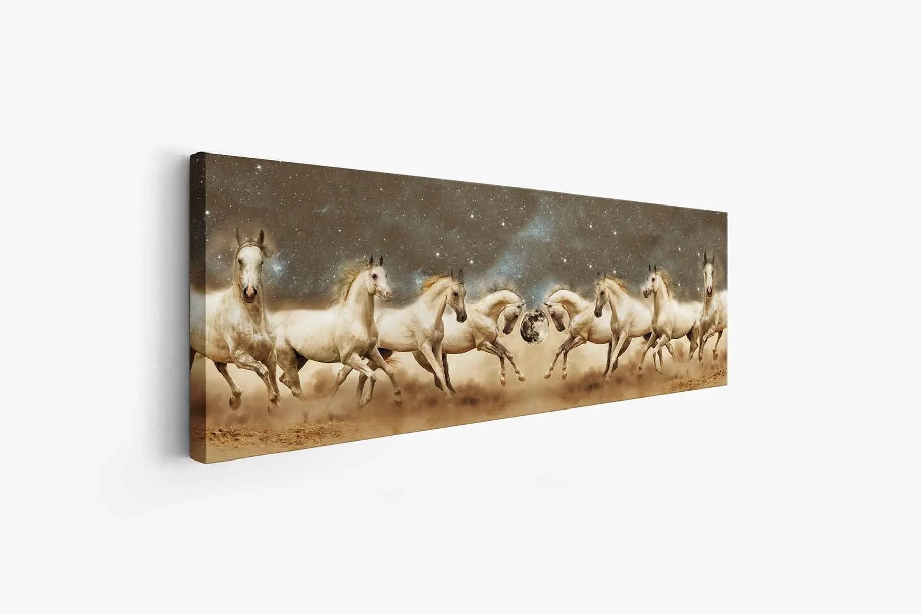 Genesis of a Unicorn Fine-Horse canvas-Wildlife Art-RGB varnish by Gtaart.ca