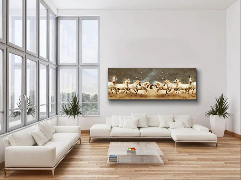 Genesis of a Unicorn Fine-Horse canvas-Wildlife Art-RGB varnish by Gtaart.ca