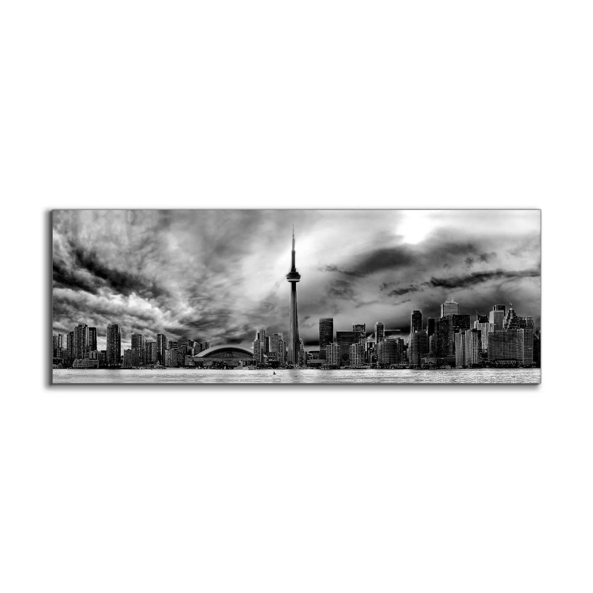 Toronto Ominous Clouds Skyline - Canvas Wall Decor by Gtaart.ca