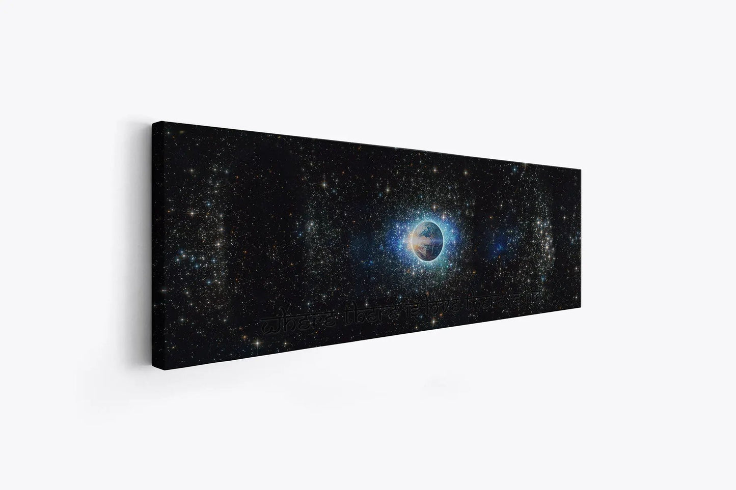Wal Art-Where there is love there is Life-Canvas Print by Gtaart.ca