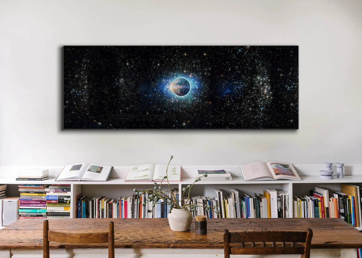 Wal Art-Where there is love there is Life-Canvas Print by Gtaart.ca