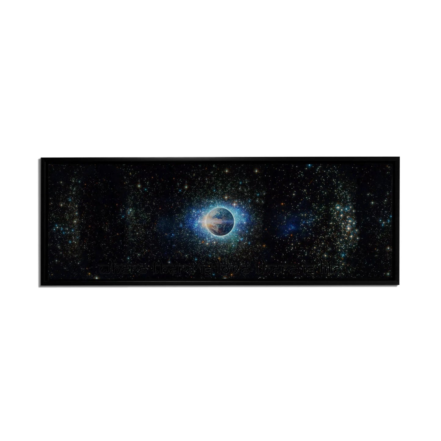 Wal Art-Where there is love there is Life-Canvas Print by Gtaart.ca