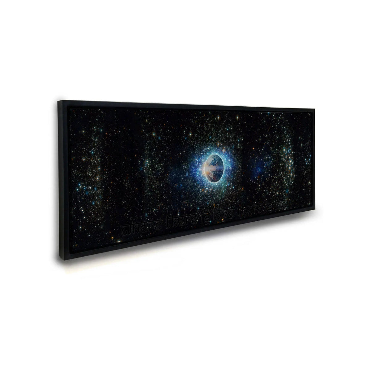 Wal Art-Where there is love there is Life-Canvas Print by Gtaart.ca