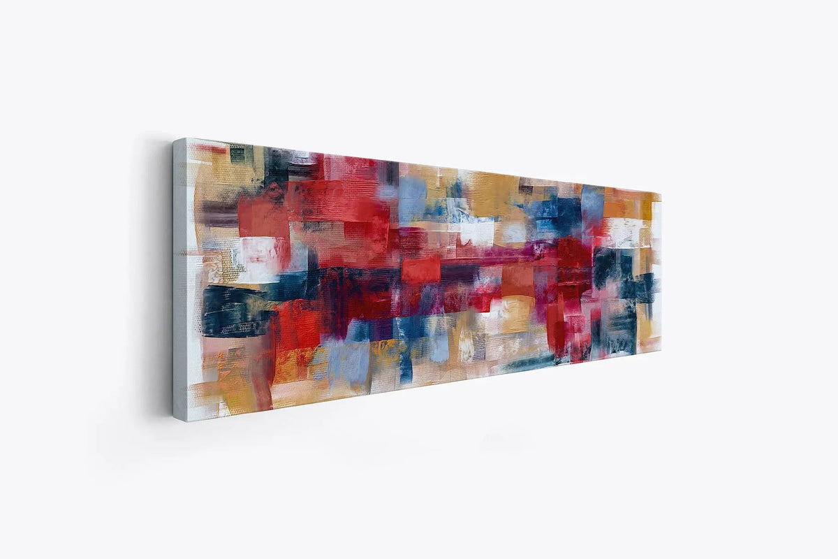 Burgoyne Abstract brushwork weaving-Large Canvas Wall art- Fine Art- RGB varnish by Gtaart.ca