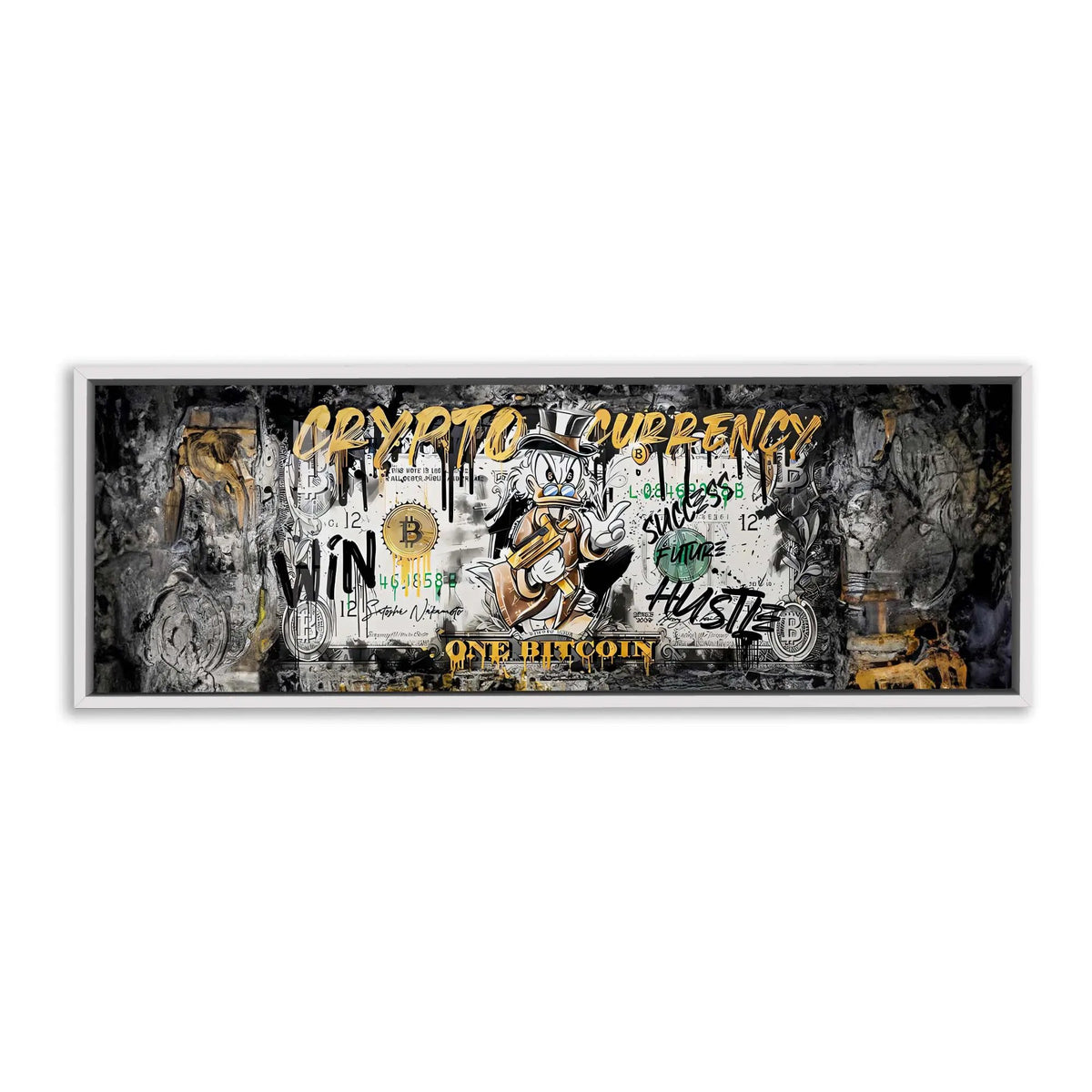 Wall art-Bitcoin Pop art-Canvas Printed by Gtaart.ca