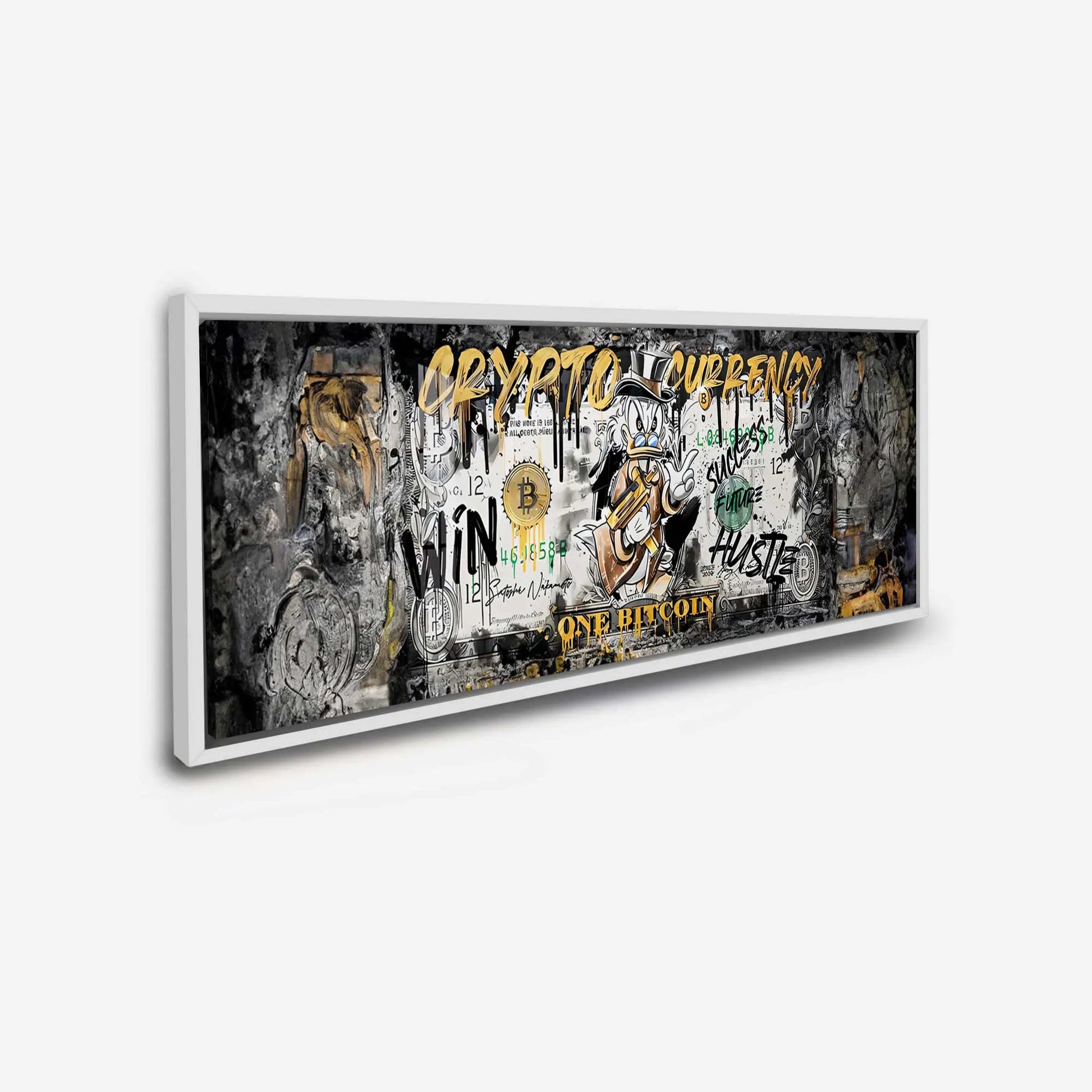 Wall art-Bitcoin Pop art-Canvas Printed by Gtaart.ca