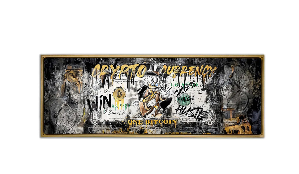 Wall art-Bitcoin Pop art-Canvas Printed by Gtaart.ca