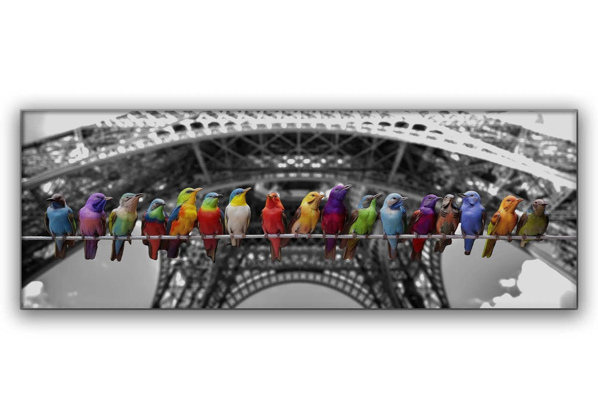 "Love Birds" Fine Art Canvas Print by GTAART.CA