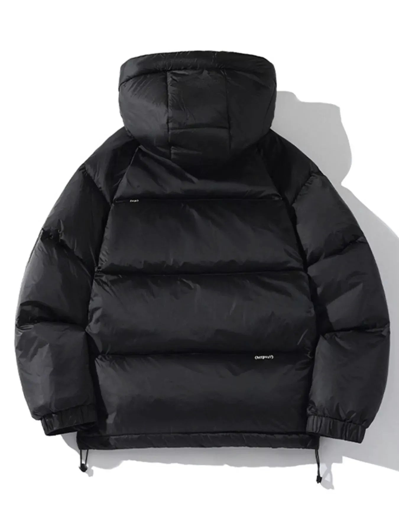 Men's Plus Size Hooded Lightweight Puffer Jacket by Partner Label