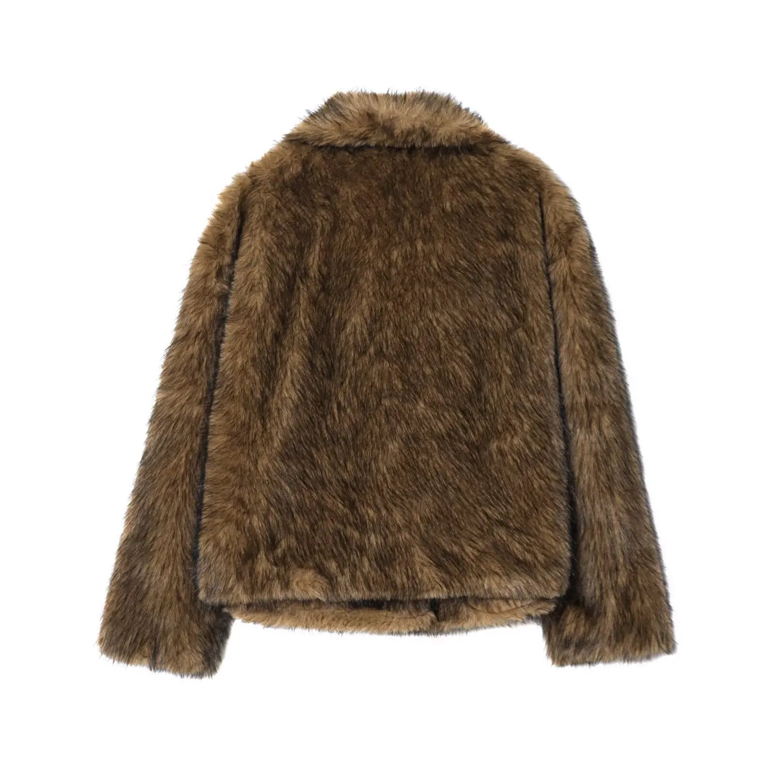 Women's Faux Fur Short Coat BYMANYC ® New York CONTEMPORARY VIBRANT MODERN FASHION - New Collection by BYMANYC ® New York