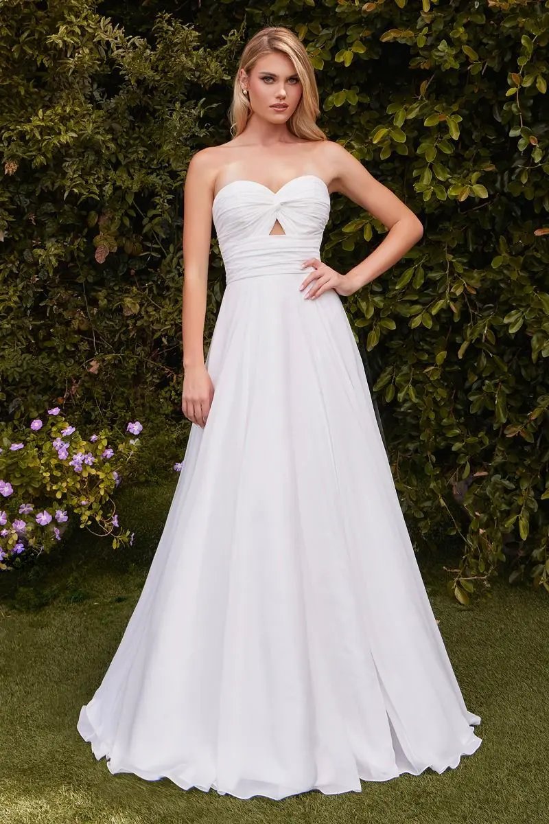 Strapless A-Line Wedding Dress by Tux-USA
