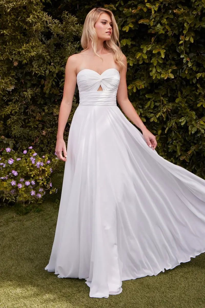 Strapless A-Line Wedding Dress by Tux-USA