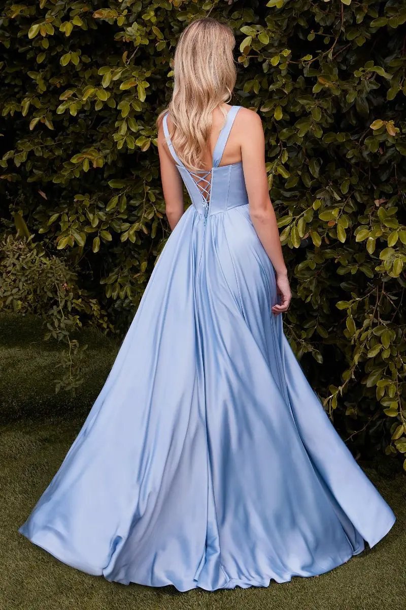 A-Line Soft Satin Dress by Tux-USA