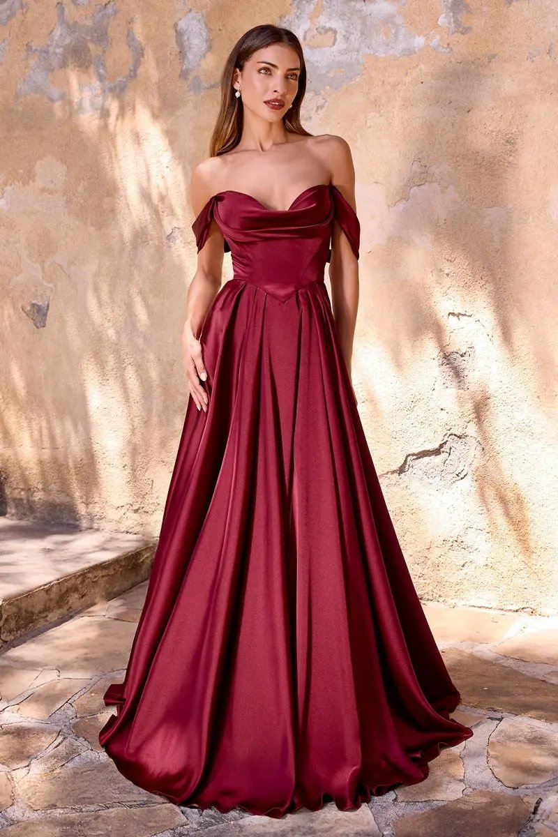 Strapless A-Line Dress With Sweetheart Neckline by Partner Label