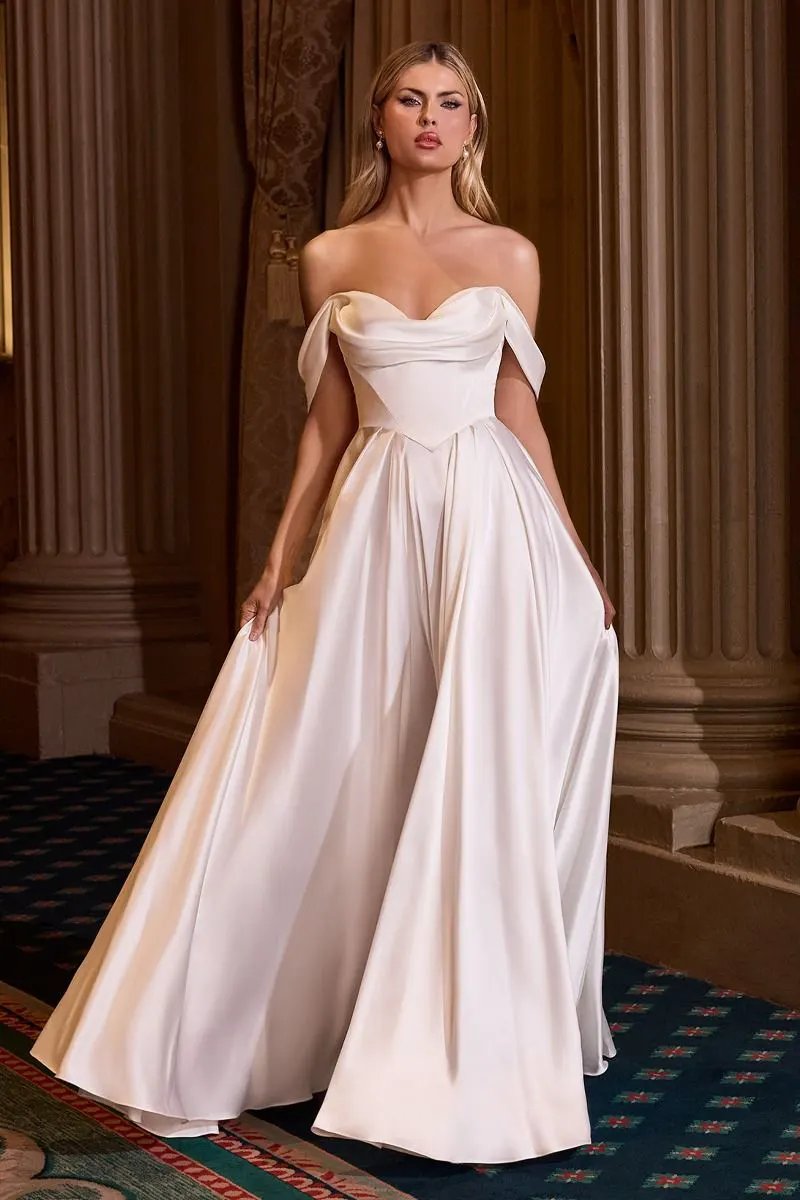 Strapless A-Line Wedding Dress With Sweetheart Neckline by Tux-USA