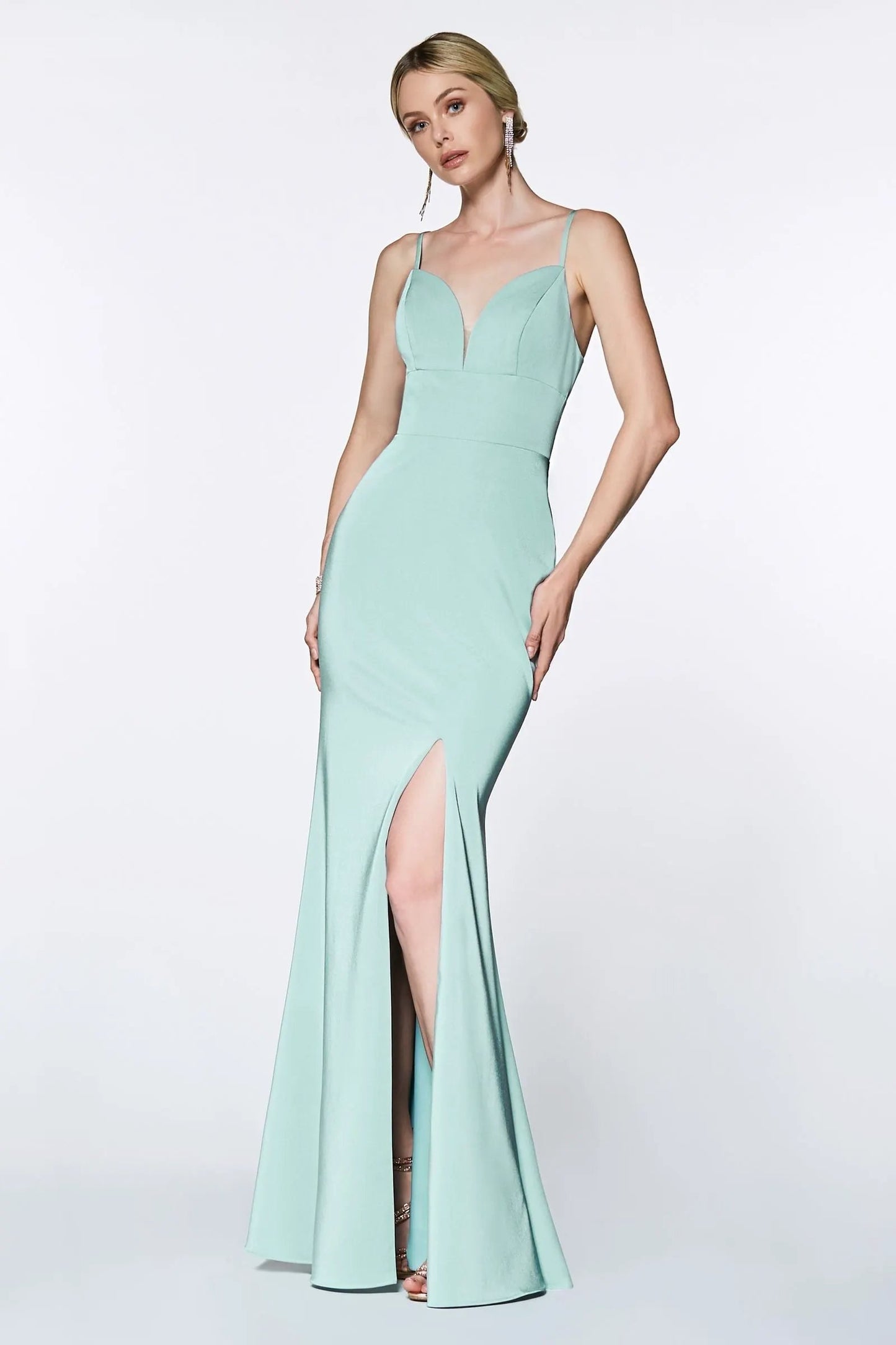 Fitted Sweetheart Neckline Gown by Tux-USA