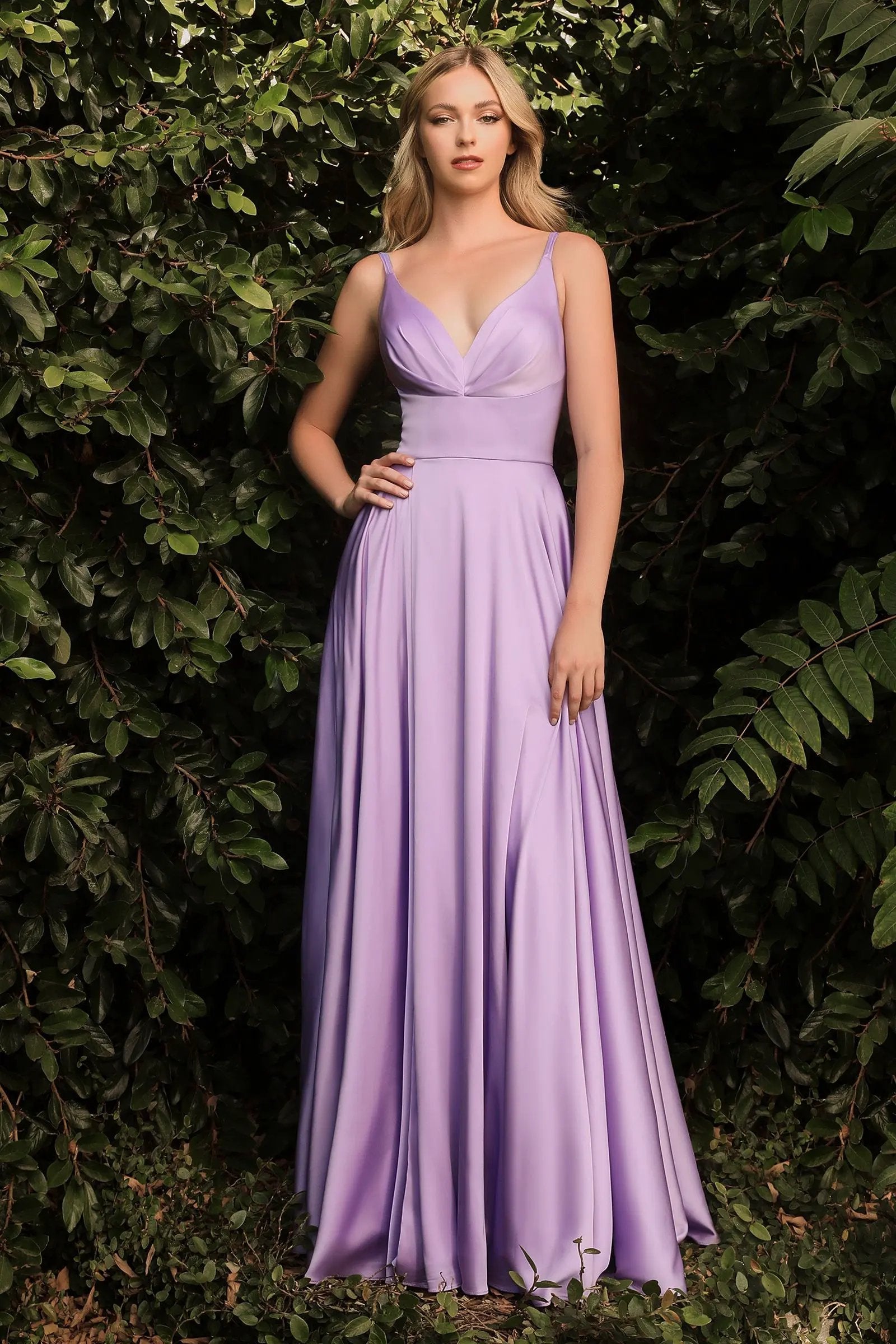 A-Line Satin Dress by Tux-USA