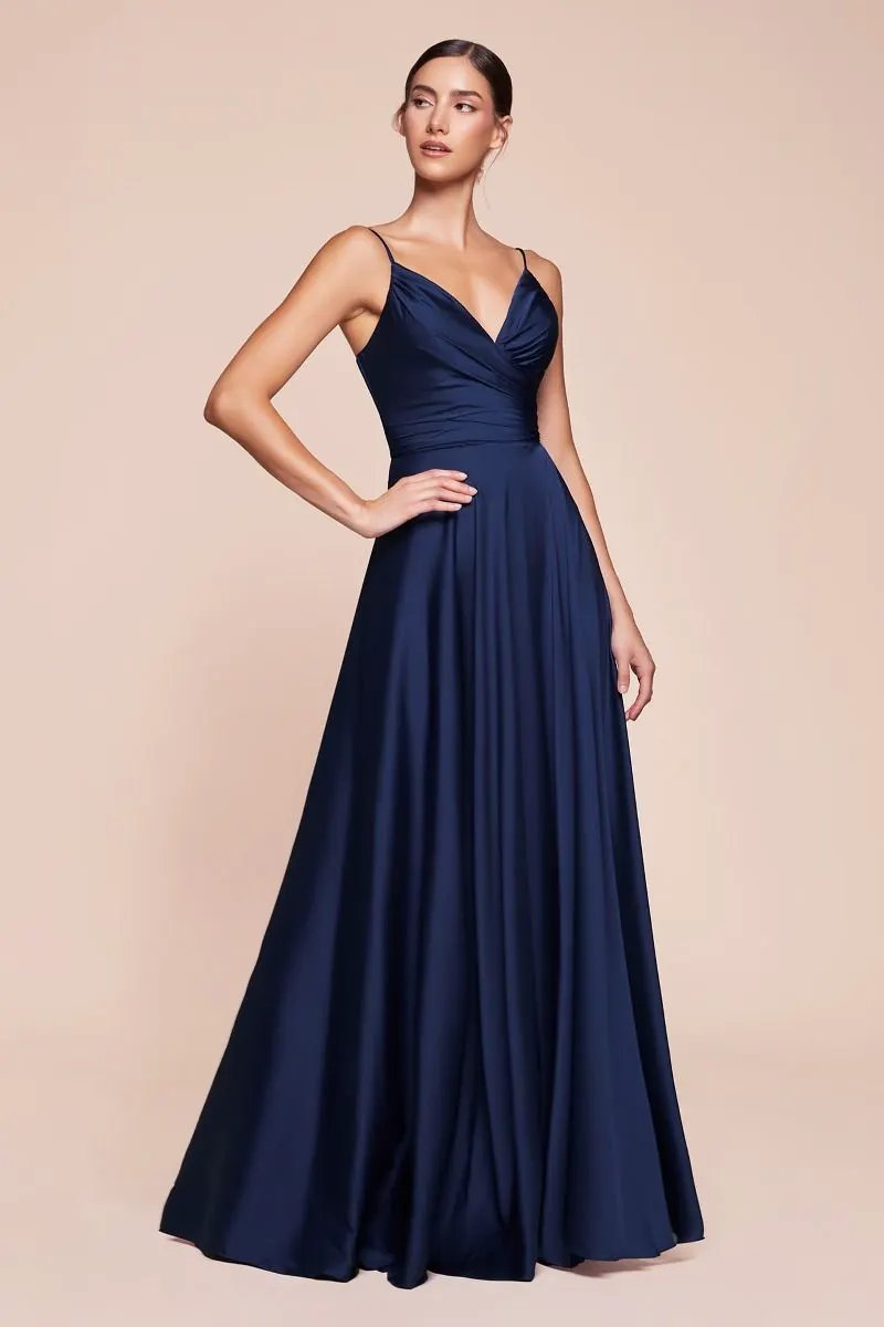 Soft Satin A-Line Sweatheart Neckline With Slit by Tux-USA