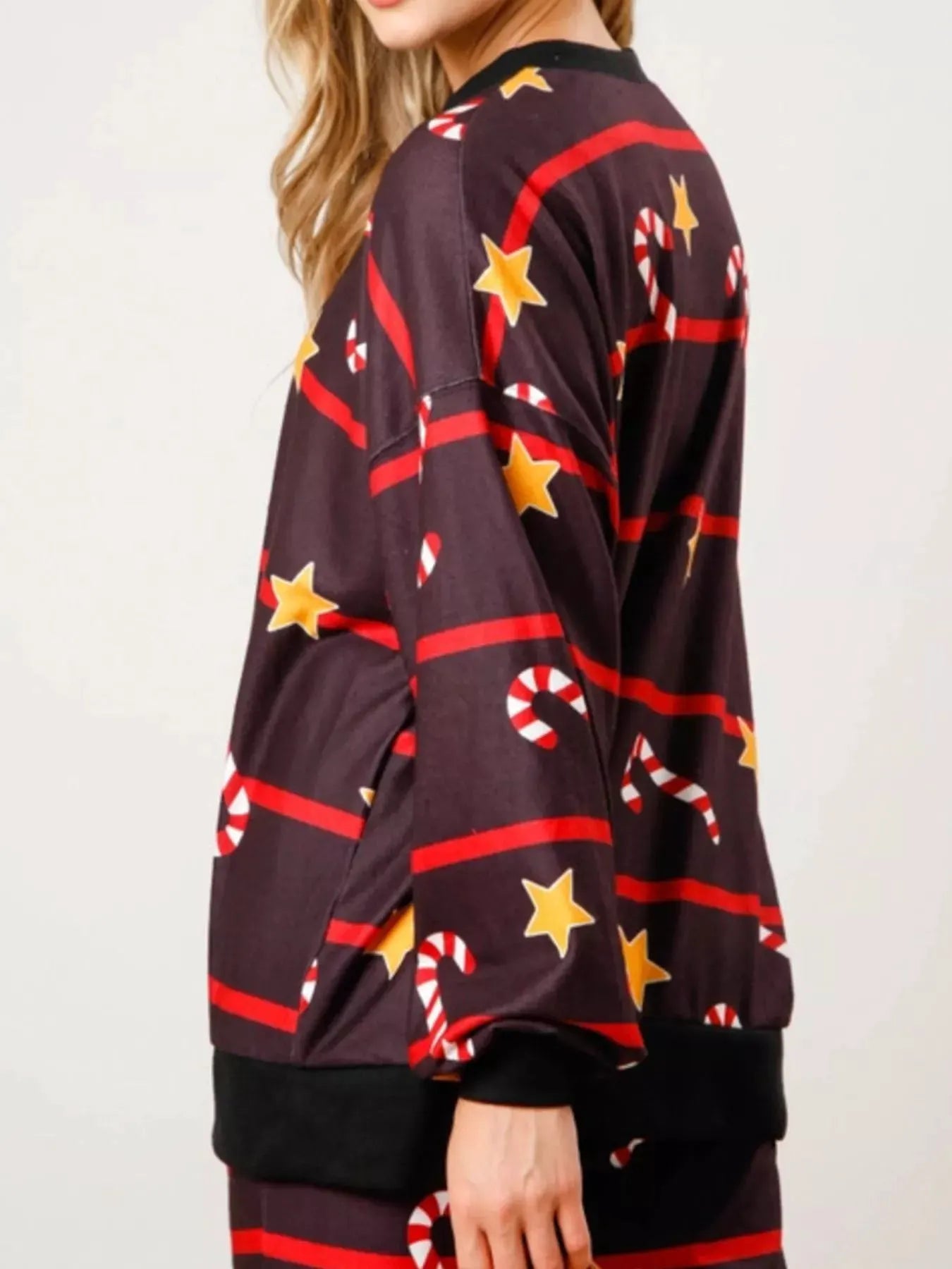 Christmas Long Sleeve Top and Pants Lounge Set by Partner Label