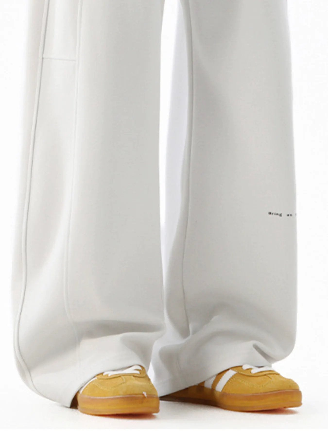 Men's Plus Size Wide Leg Casual Drawstring Pants by Partner Label