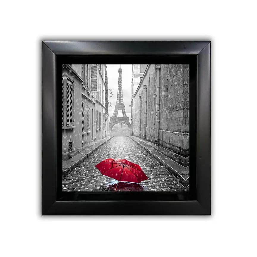 Set of 12 Framed Canvases by GTA ART