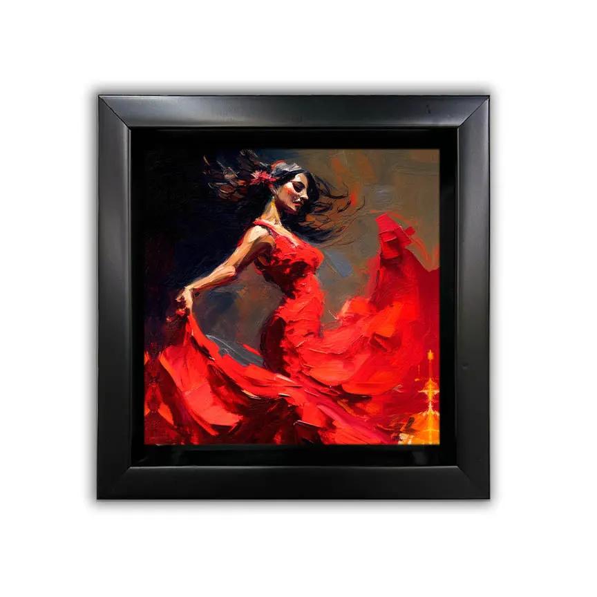 Set of 12 Framed Canvases by GTA ART