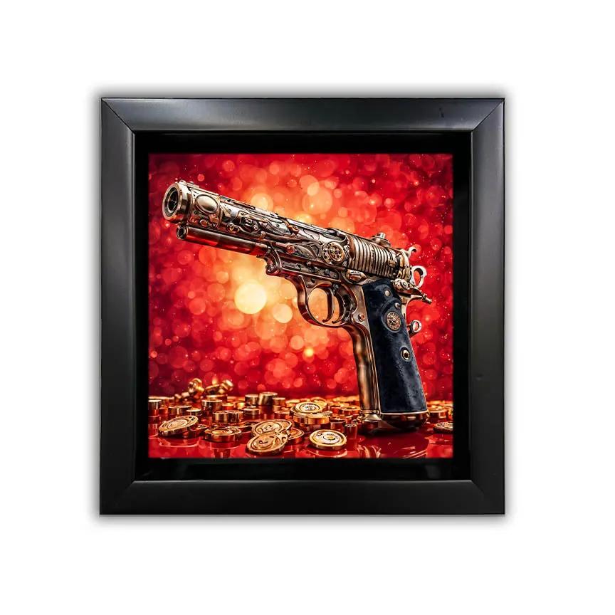 Set of 12 Framed Canvases by GTA ART