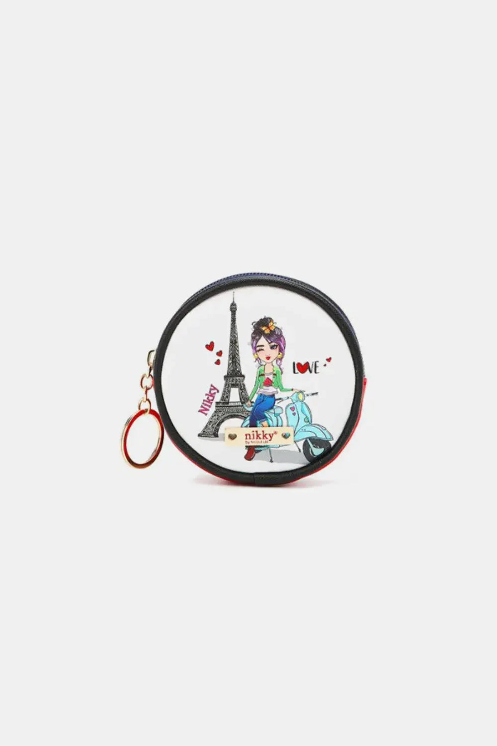 Nicole Lee USA Keychain Round Coin Purse by Nicole Lee USA