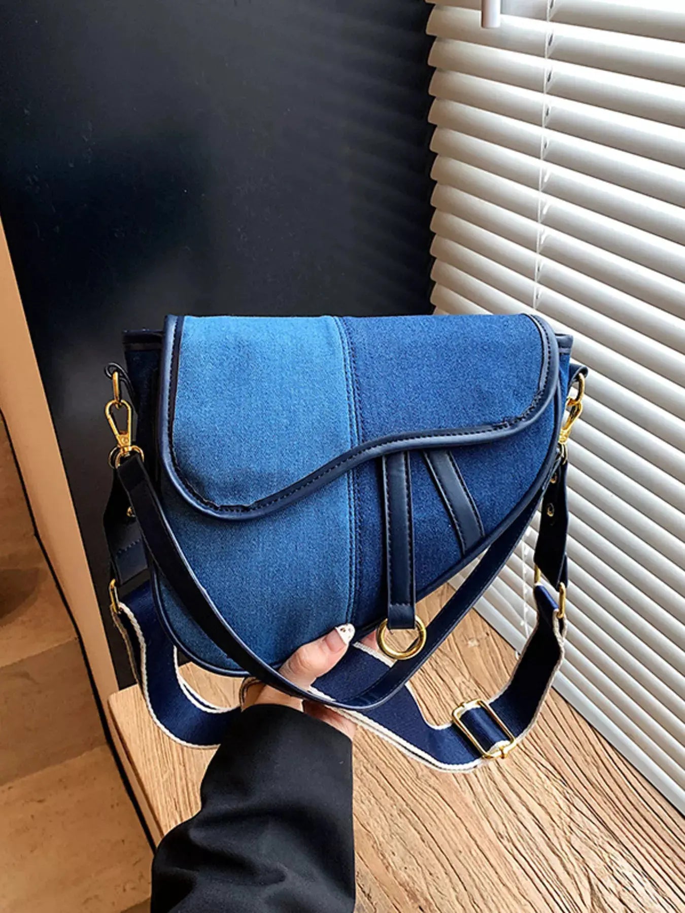 Adjustable Strap Crossbody Bag by Partner Label