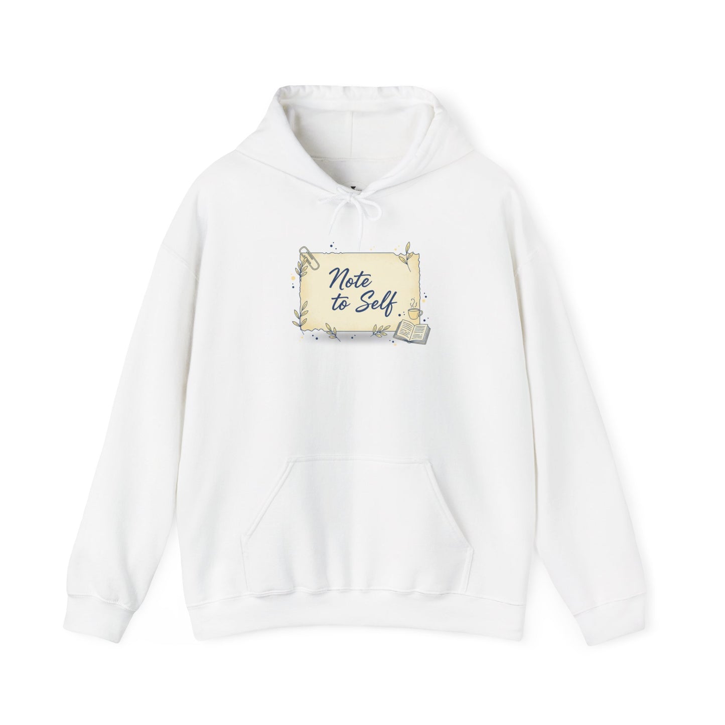 Unisex Heavy Blend Hoodie | “Note to Self” Minimal Design