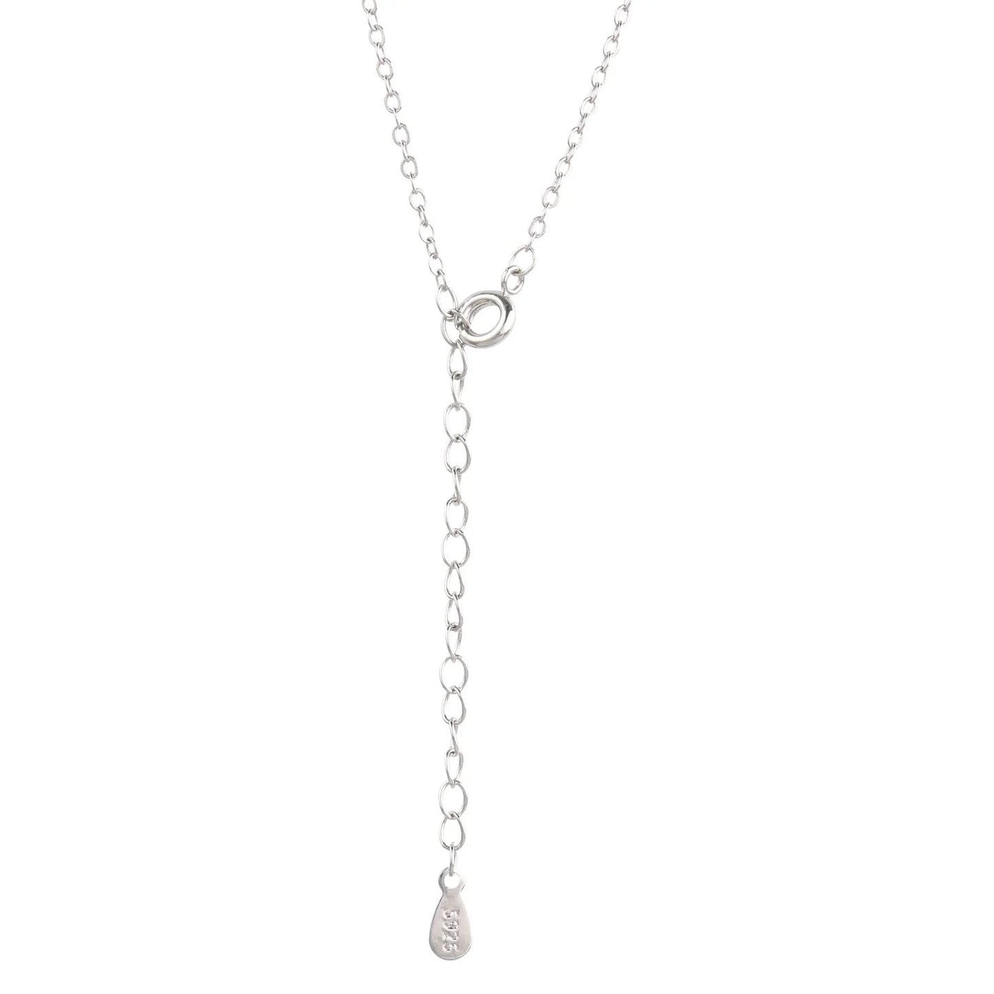 Round Pendant Pave Necklace by Nichestar