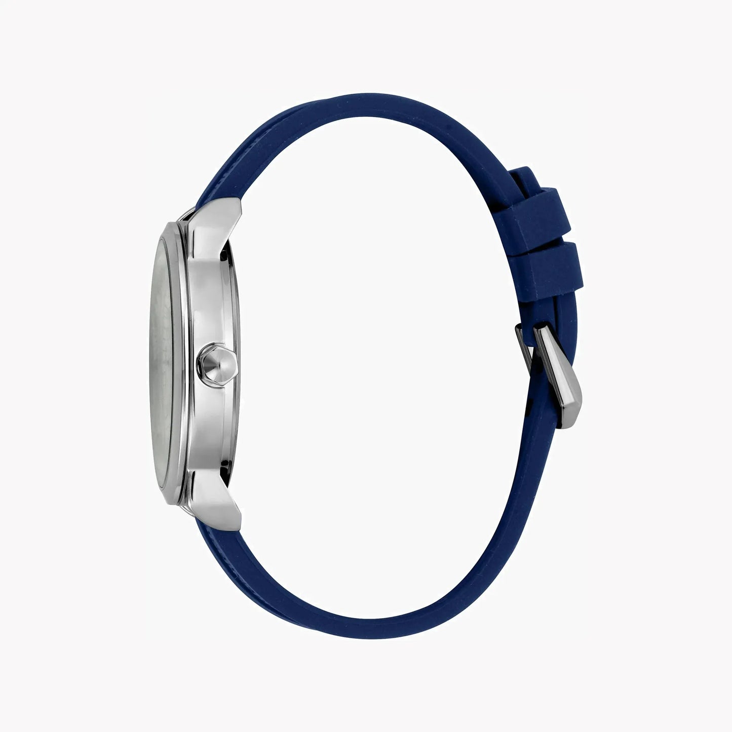 Just Cavalli Men's Blue Silicone Watch, Silver Dial | Jc1g141p0025 by JUST CAVALLI