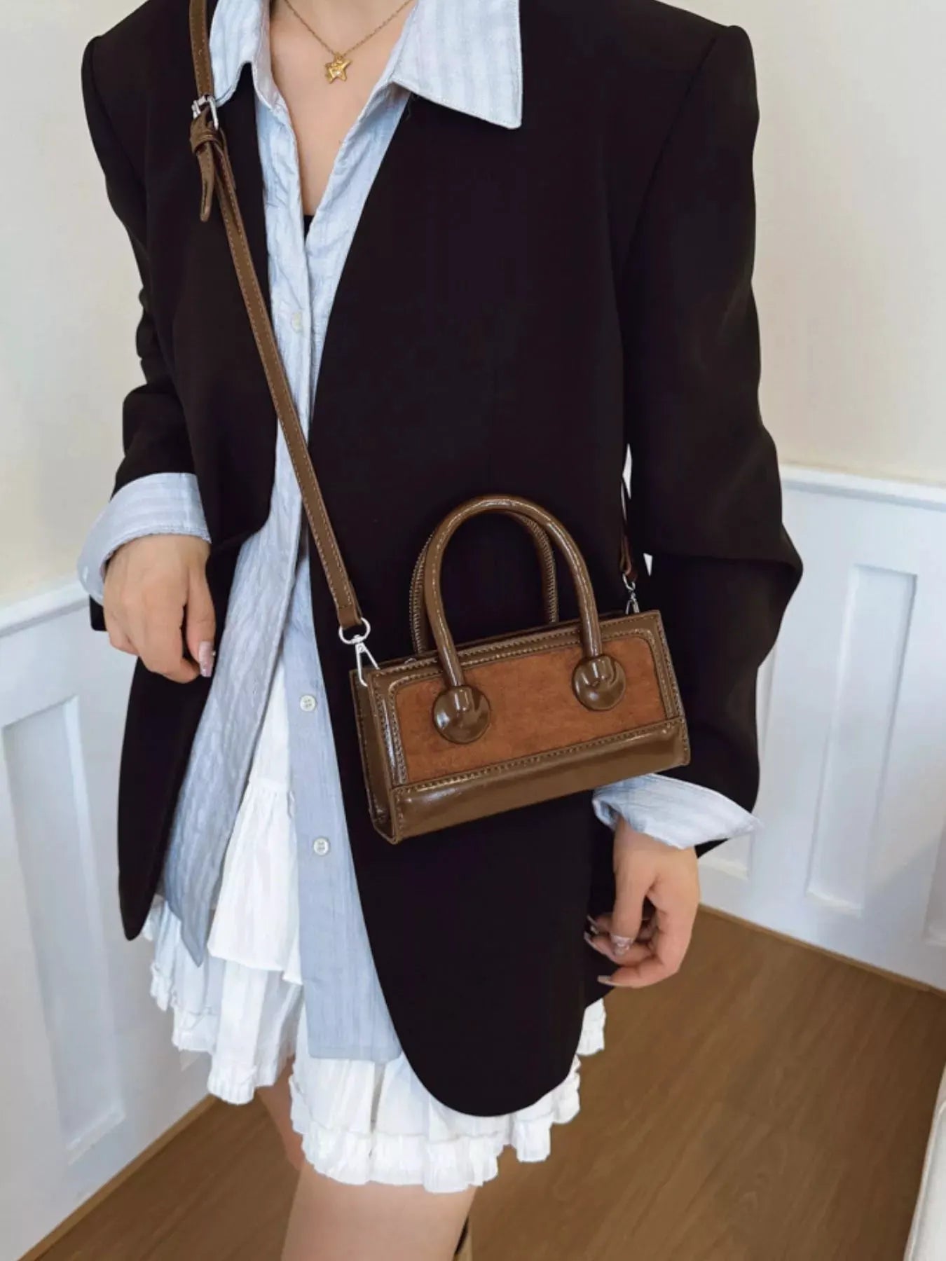 Top Handle Crossbody Bag by Partner Label