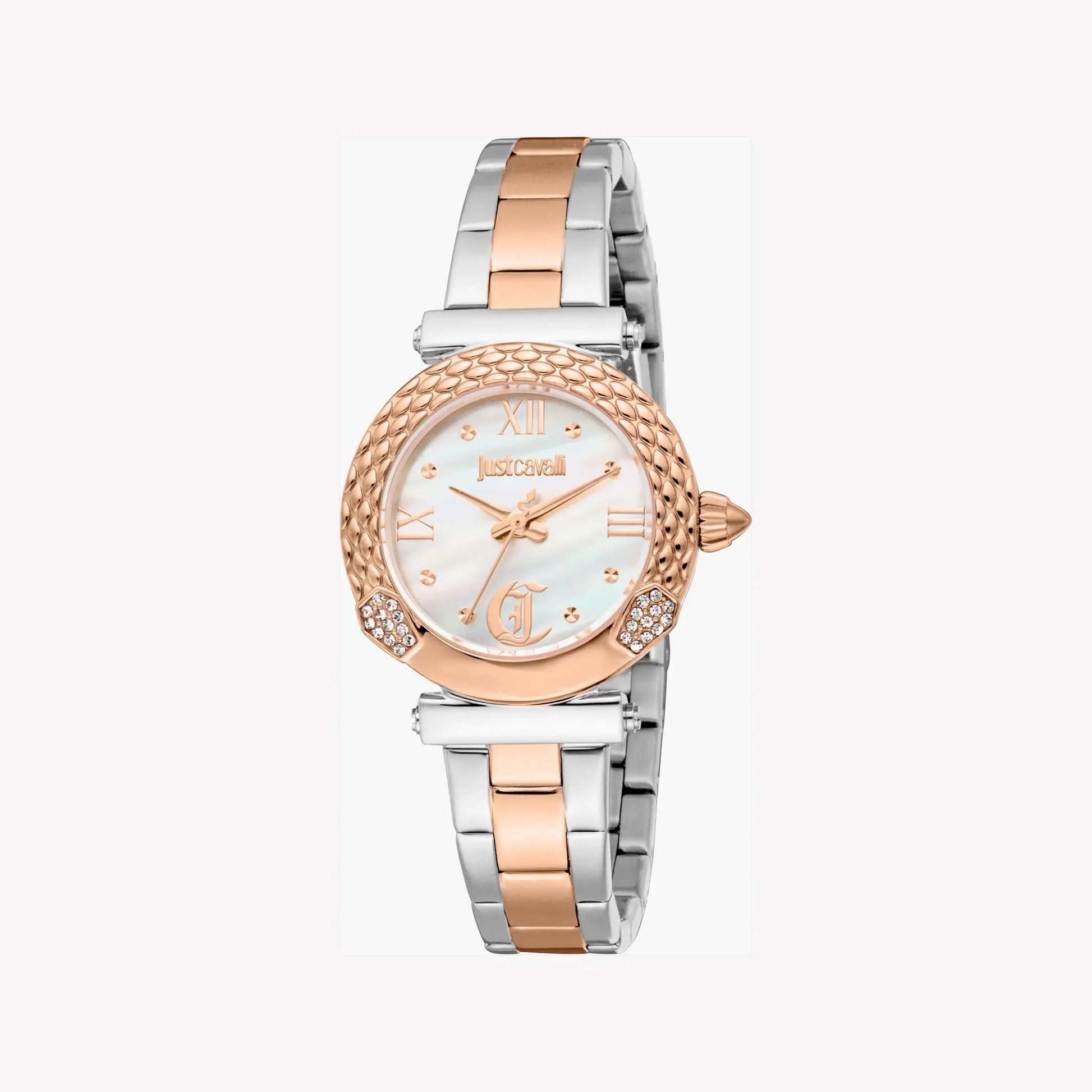 Just Cavalli Women's Two-Tone Watch, White Dial | Jc1l332m0085 by JUST CAVALLI