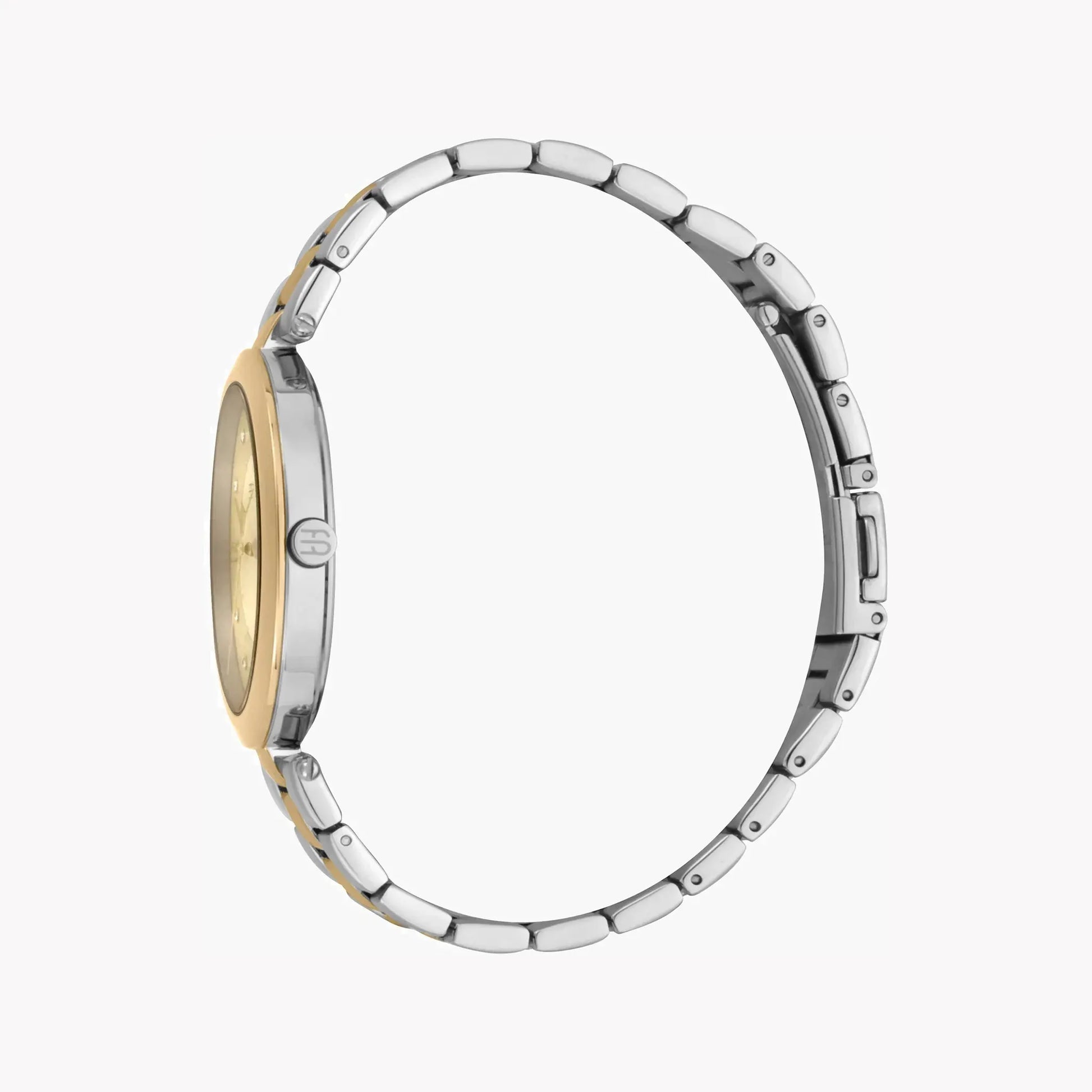Esprit Women's Silver & Gold Stainless Steel Watch, Champagne Dial | ES1L252M0045 by ESPRIT