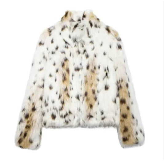 Winter Plush Coat Fashion Warm Thicken Fluffy Lapel Jacket Outwear Casual Long Sleeve Tops Womens Clothing by Maiden-Art